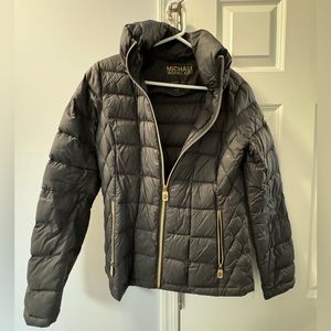 Michael Kors Women's Hooded Packable Down Puffer Coat, Size Small